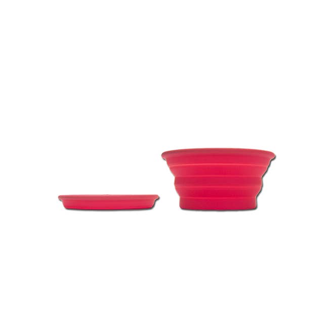Messy Mutts Silicone Collapsible Bowl Watermelon Small