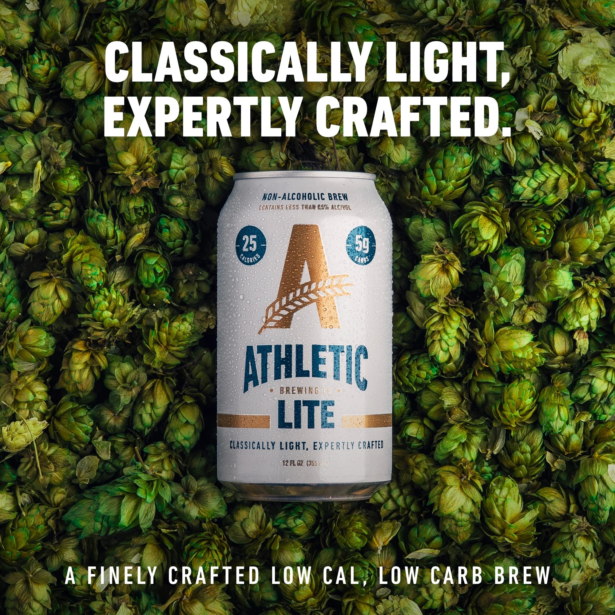 Athletic Brewing Company Athletic Lite, Light Non-Alcoholic Beer, 1 - 12 fl oz