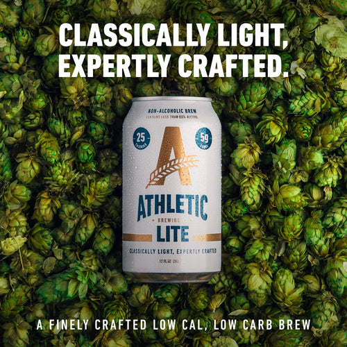 Athletic Brewing Company Athletic Lite, Light Non-Alcoholic Beer, 1 - 12 fl oz