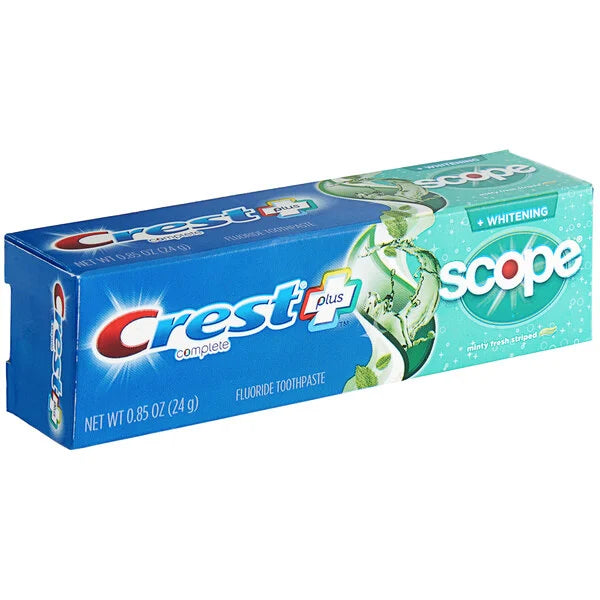 Crest + Scope Complete Whitening Mint Toothpaste 0.85oz