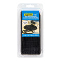 Double Braided Nylon Dock Line, Black, 3/8in x 15ft