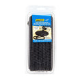 Double Braided Nylon Dock Line, Black, 1/2in x 15ft