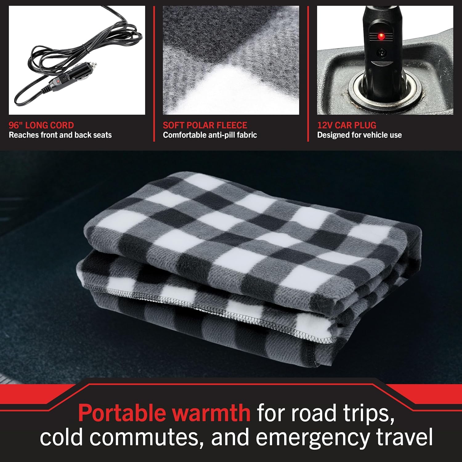 12v Portable Heated Throw