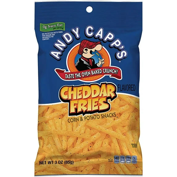Andy Capps Cheddar Flavored Fries, 3 oz