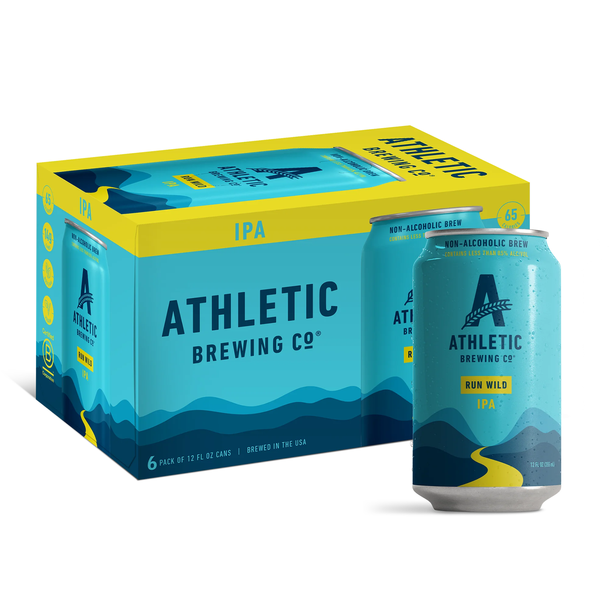 Run Wild IPA (Non-Alcoholic Beer) 6-Pack