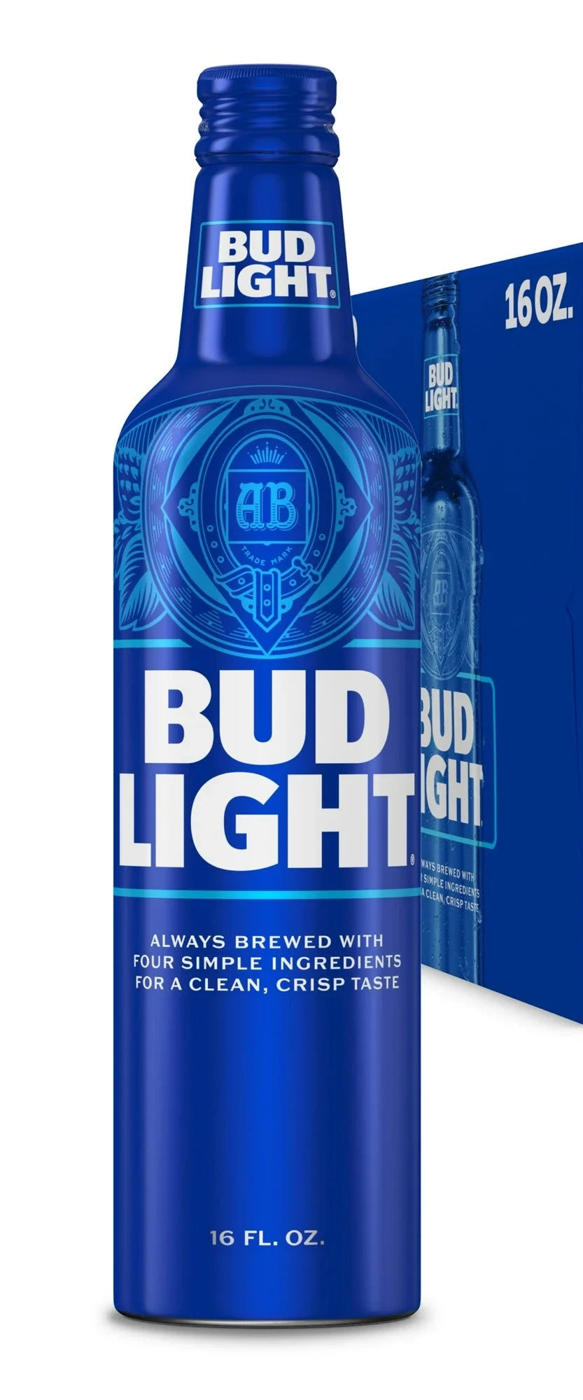 Bud Light 16 fl oz Aluminum Bottle 4.2% ABV -Single