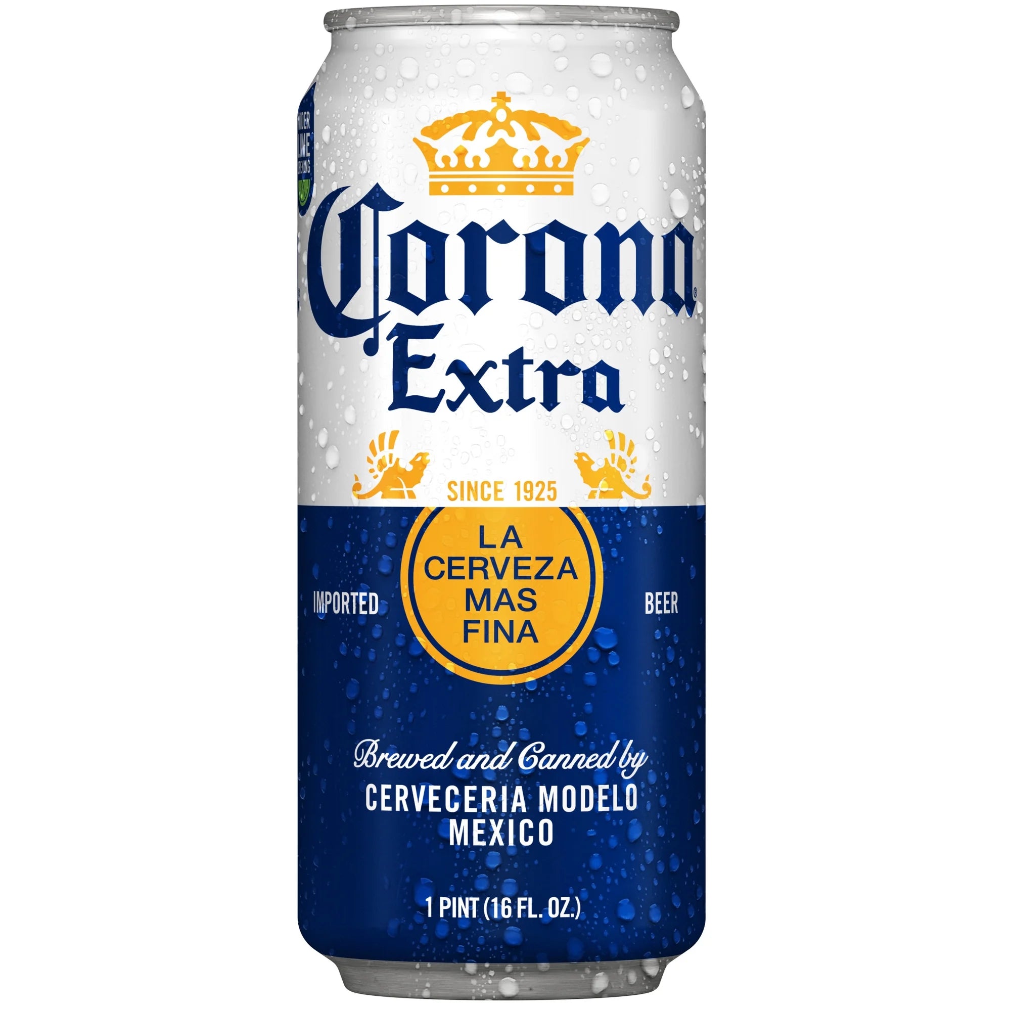 Corona Extra Mexican Lager Import Beer 16 fl. oz. Can, 4.6% ABV