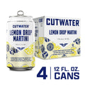 Cutwater Lemon Drop Martini 4 pack 12 fl oz Aluminum Cans, 11% ABV
