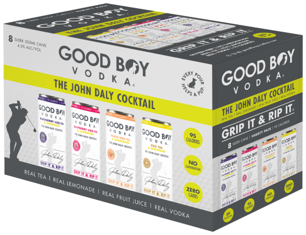 Good Boy Vodka Tea Variety 8 Pack