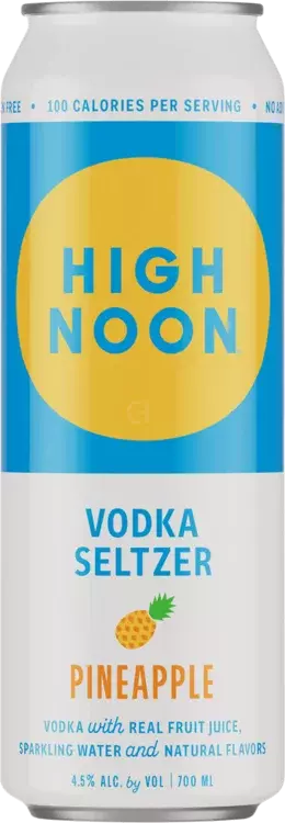High Noon Pineapple Vodka Hard Seltzer 24oz