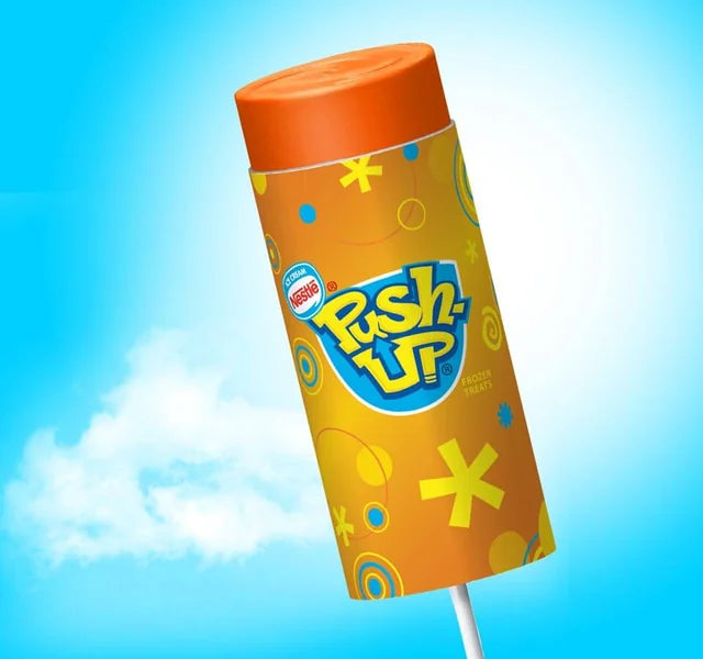 Orange Pop Up Ice Cream