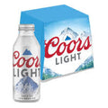 Coors Light American Beer, 9 Pack, 16 fl oz Aluminum Bottles, 4.2% ABV