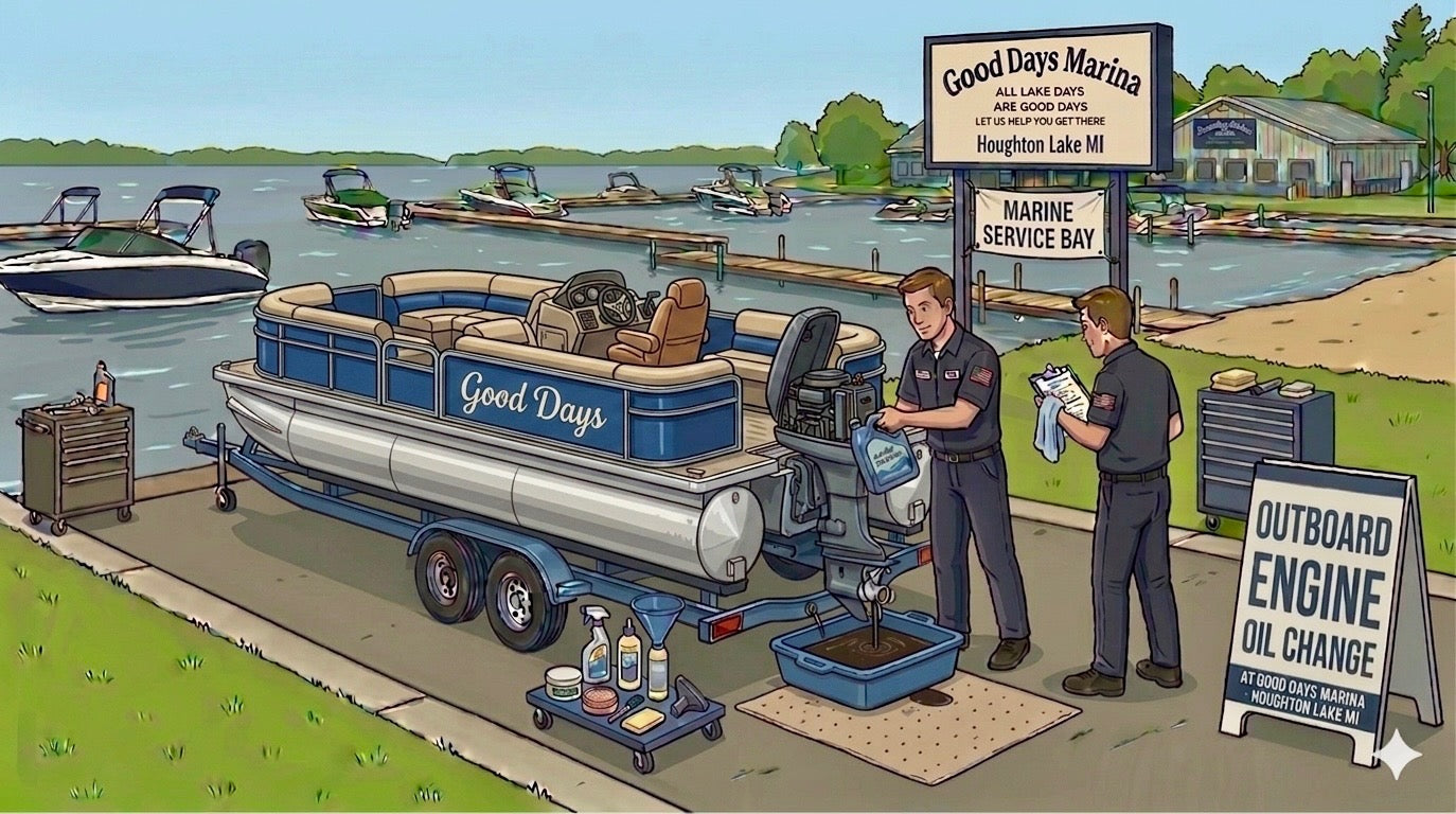 Oil Change - Outboard - 120hp <