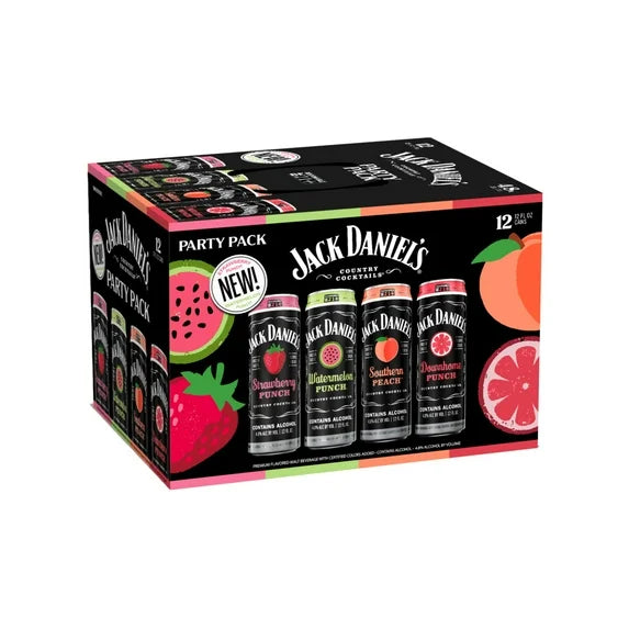 Jack Daniel's Country Cocktail Downhome Punch, 12 fl oz Aluminum Can, 4.8% ABV, Domestic Flavored Malt Beverage (Copy) (Copy) (Copy) (Copy)