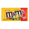 M&M'S Chocolate Candy Peanut Flavor King Size 3.27 oz