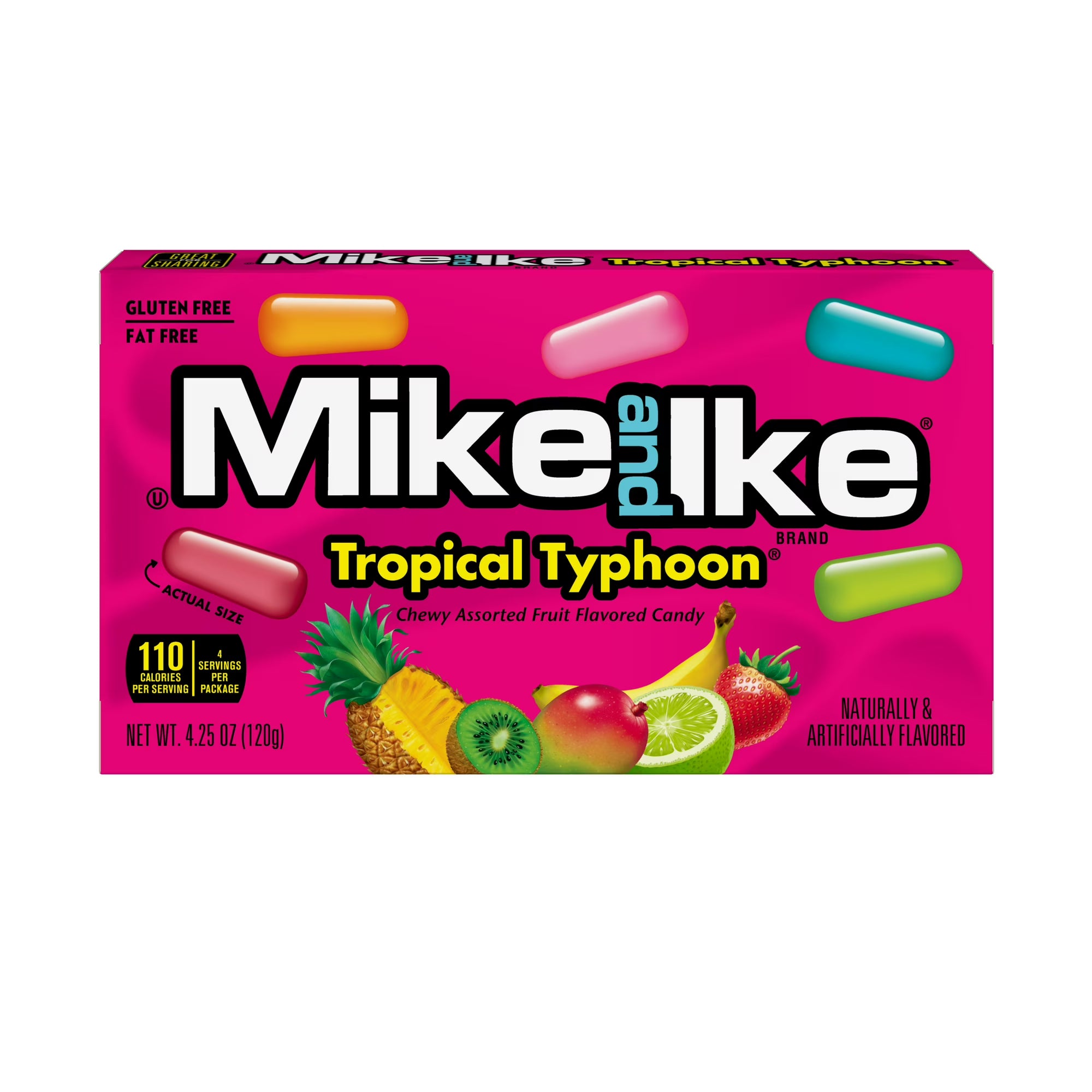 Mike and Ike Tropical Typhoon Candy, 4.25 Ounce Theater Box, 1 Count (Copy)