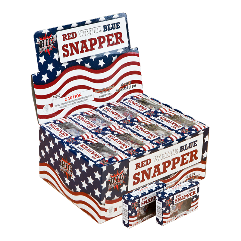 Red White and Blue Snappers - Single