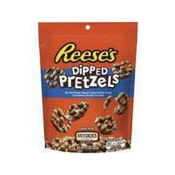 Reese's Milk Chocolate Peanut Butter Dipped Pretzels