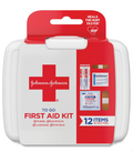 Johnson & Johnson First Aid to Go Portable Mini Travel Kit, 12 Pieces