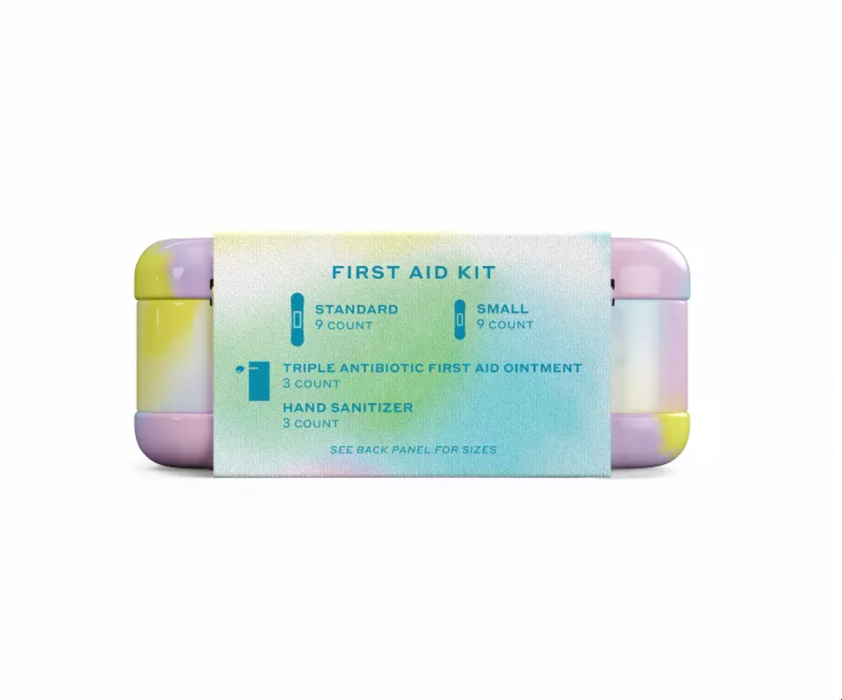 Welly Kid's Quick Fix First Aid Bandage Travel Kit - Colorwash - 24ct