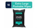 Dude Wipes Flushable Wipes Xl Wet Wipes Travel Pack Mint Chill 18 Count