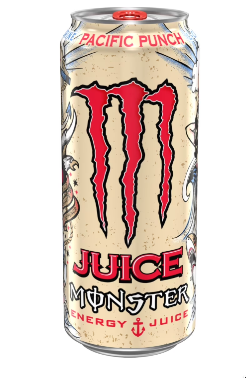 Juice Monster Energy Drink, Pacific Punch Flavor, 16 oz Can