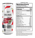 CELSIUS COSMIC VIBE Sparkling Fruit Punch, Sugar Free Energy Drink, 12 Fl Oz