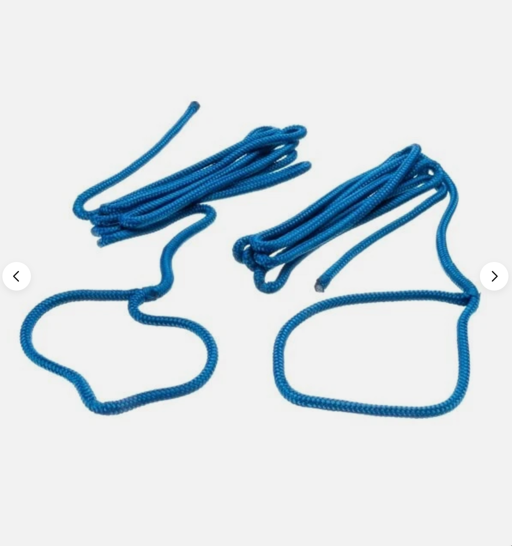 Seachoice Premium Double Braided Nylon Fender 2-Lines Rope with Eye 1/4" x 6'