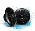 BOSS Audio Systems MR6B 6.5 inch Marine Stereo Boat Speakers - 180 Watts (pair), 2 Way, Full Range, Tweeters, Coaxial, Weatherproof, Sold in Pairs