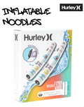 Hurley Inflatable Swim Noodle - 2 Pack Blow Up Swimming Pool Floats - Inflatable Pool Noodles Beach Accessories for Kids