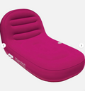 Airhead Sun Comfort Cool Suede Chaise Lounge, Pool Float - Pink
