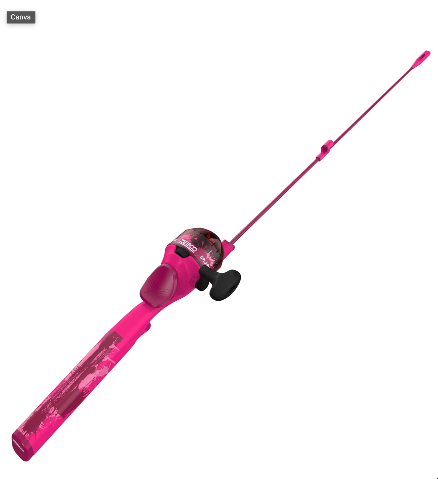 Splash Jr. Pink 4'0" Medium-Light Spincast Combo