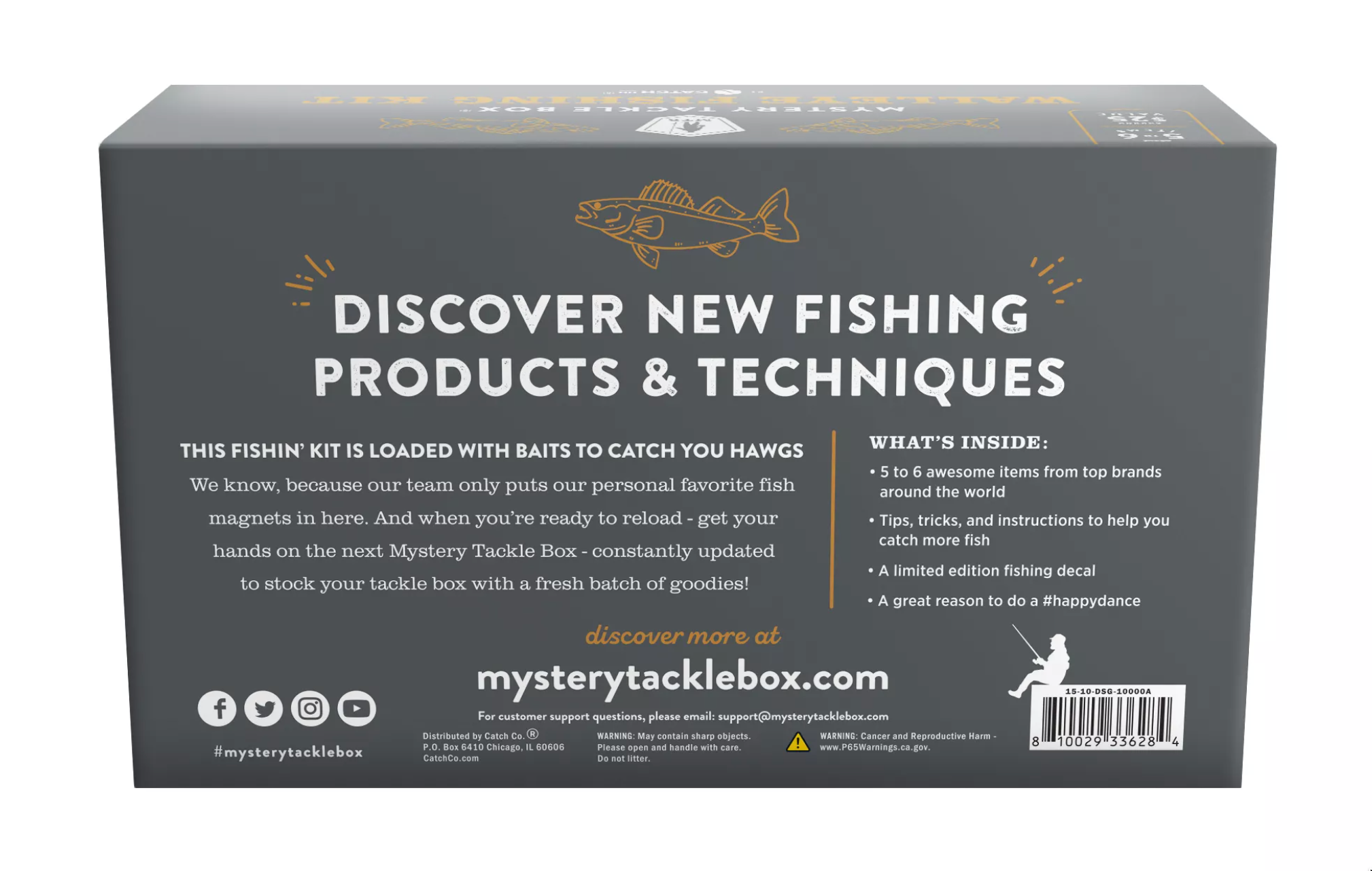 Mystery Tackle Box Walleye Kit