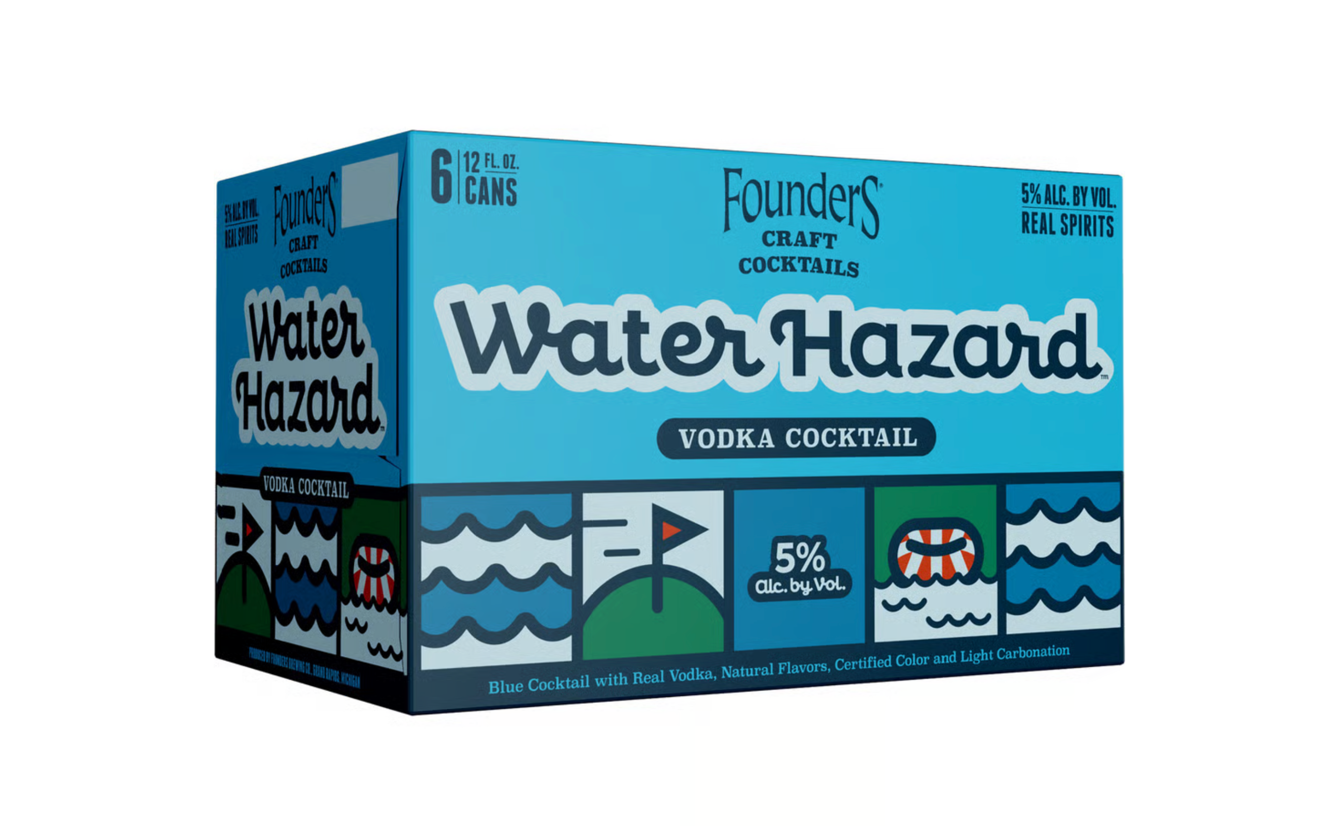 Founders Water Hazard Vodka Cocktail 6-Pack 12oz