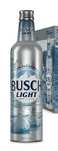 Busch Light American Light Lager Beer 1 - 16 fl oz Aluminum Bottle 4.1% ABV