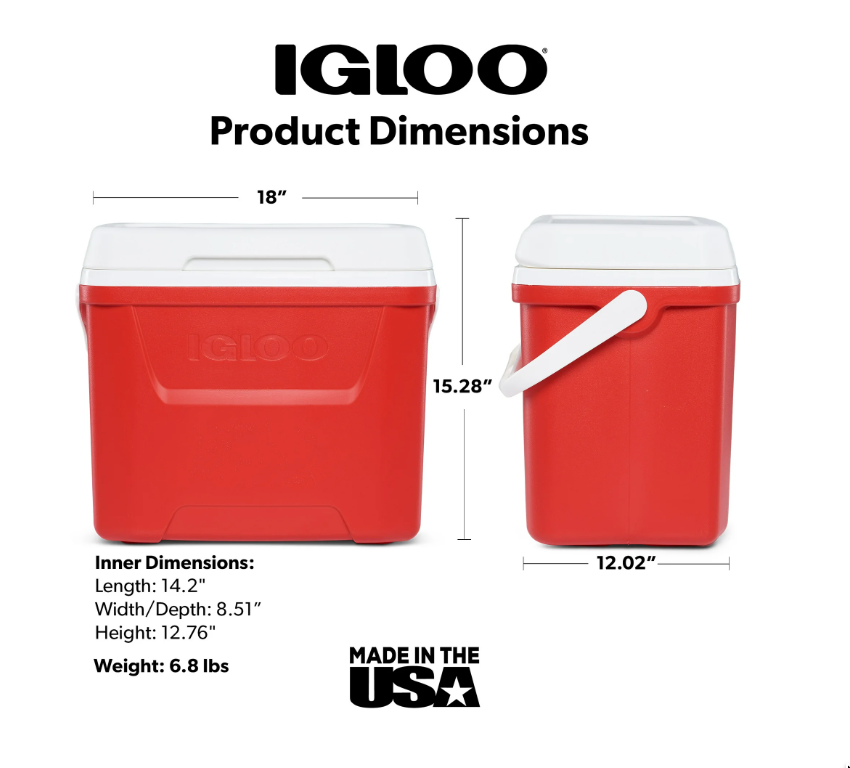 Igloo 28 QT Laguna Ice Chest Cooler