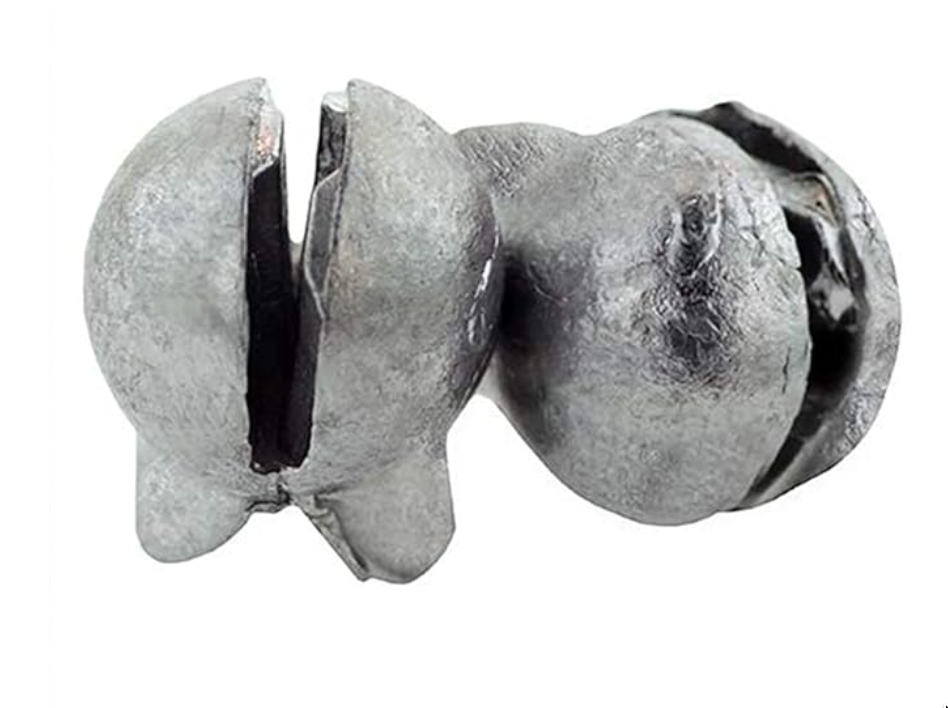 Eagle Claw Tackle Removable Split-Shot Sinkers Size 2
