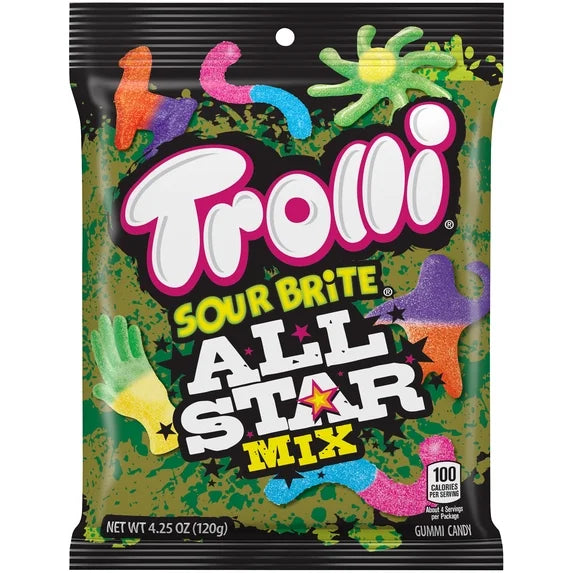Trolli Sour Brite All Star Mix, 4.25 Oz