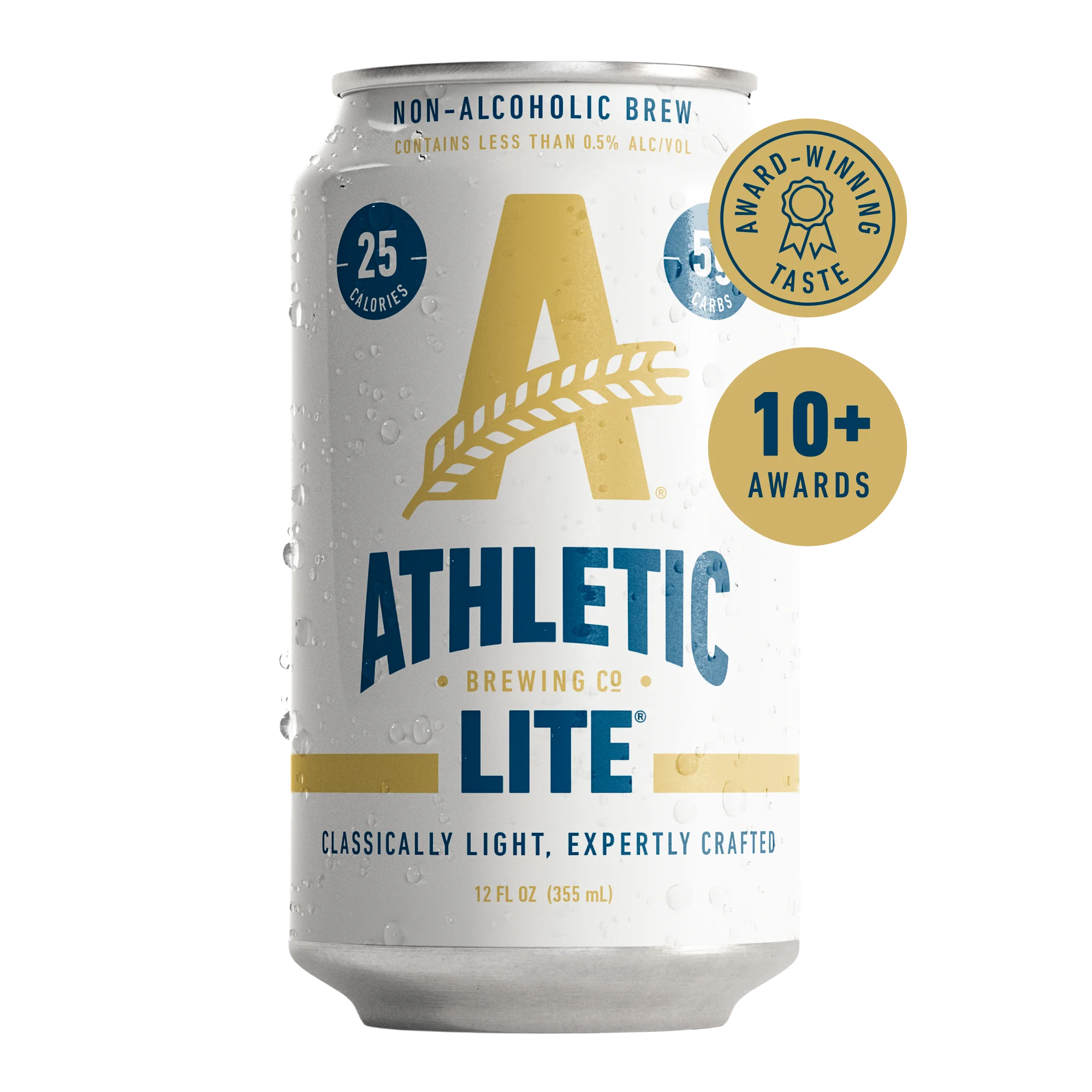 Athletic Brewing Company Athletic Lite, Light Non-Alcoholic Beer, 1 - 12 fl oz