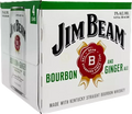 Jim Beam Bourbon & Ginger Ale 4 pack 12oz