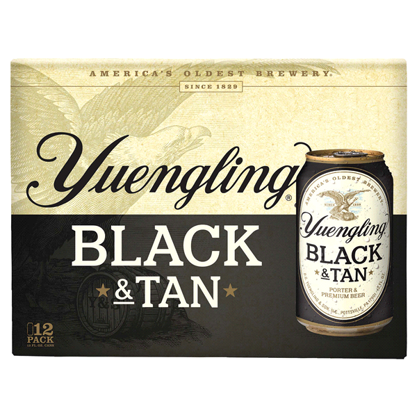 Yuengling Black & Tan, 12 pack - 12 oz Cans