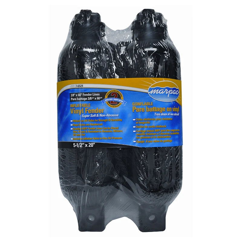 Marpac 1689430 DOUBLE EYE FENDER 6.5" X 23" BLK 2PK Regular price