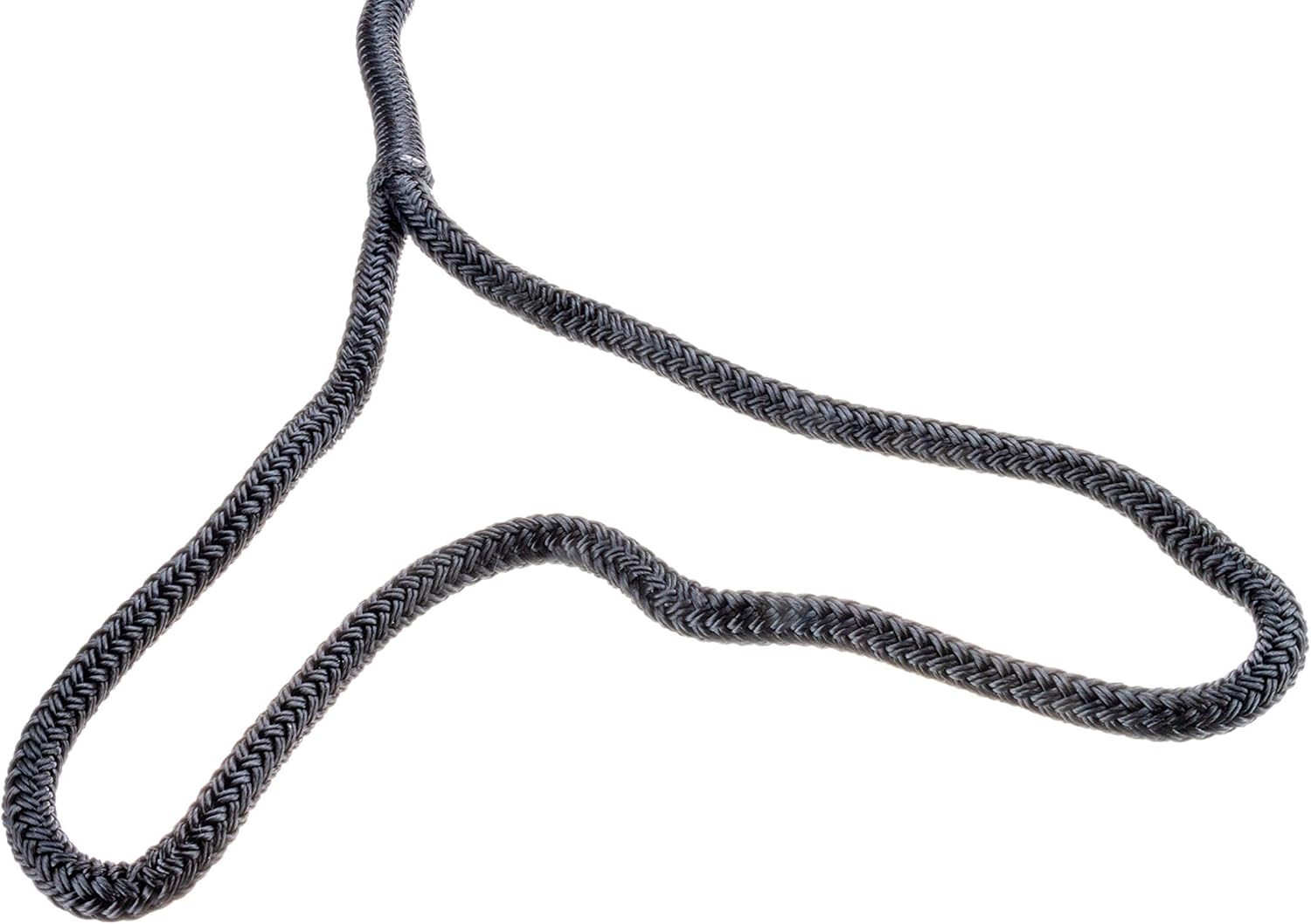 Seachoice Premium Double Braided Nylon Tie Down Cap, Black, 3/8" x 15'