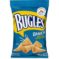 Bugles Ranch Crispy Corn Snacks, Snack Bag, 7.5 oz