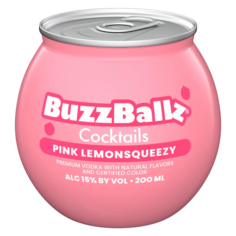 BuzzBallz Pink Lemonsqueezy, 187 mL