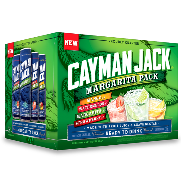 Cayman Jack Margarita Strawberry, 12 fl oz Can, 5.8% ABV