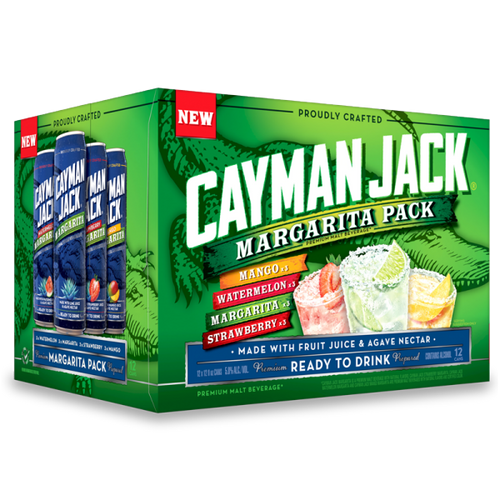 Cayman Jack Margarita Watermelon, 12 fl oz Can, 5.8% ABV