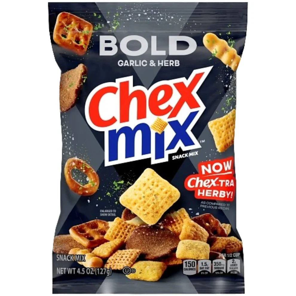 Chex Mix Bold Garlic and Herb Snack Mix