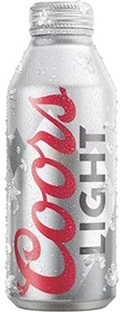 Coors Light American Beer 16oz Aluminum Bottle 4.2% ABV