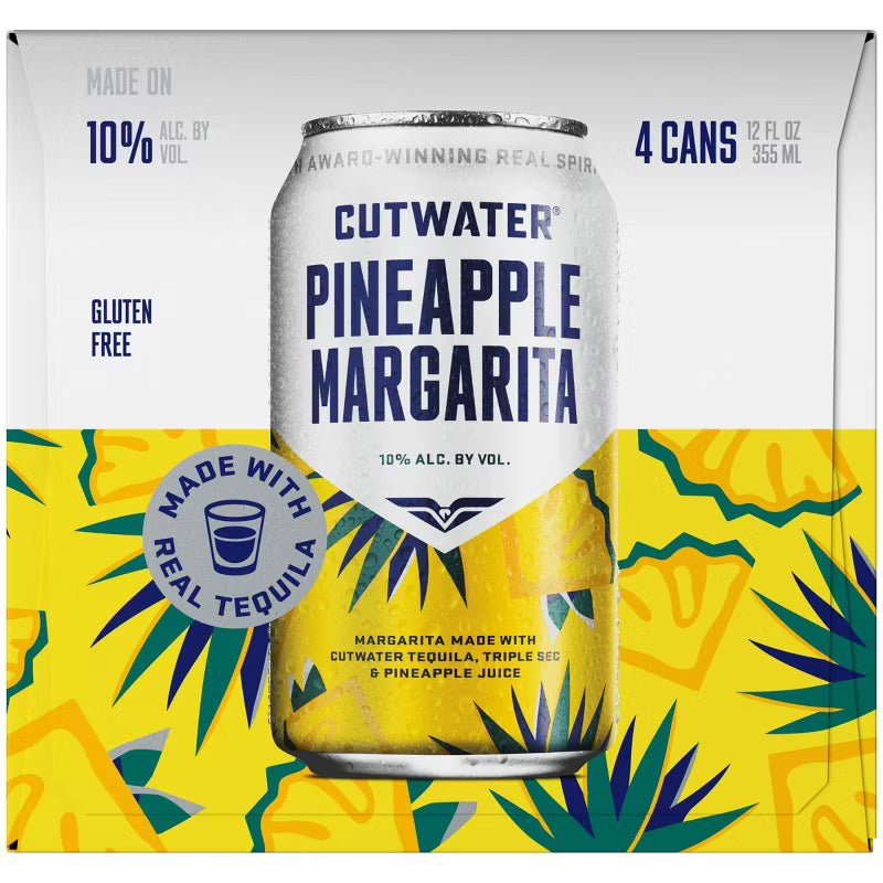 Cutwater Tequila Pineapple Margarita 12 fl oz Aluminum Can 12.5% ABV